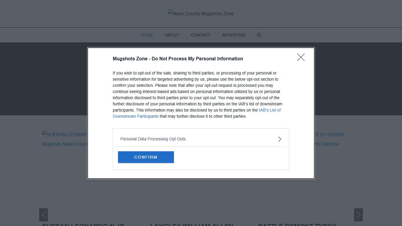 Nash County Mugshots Zone